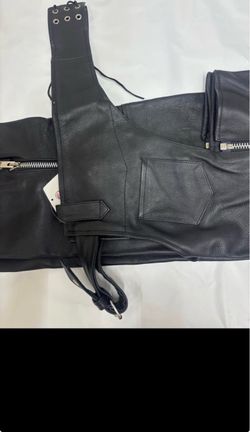 Brand new genuim leather chaps multi sizes available size xl.