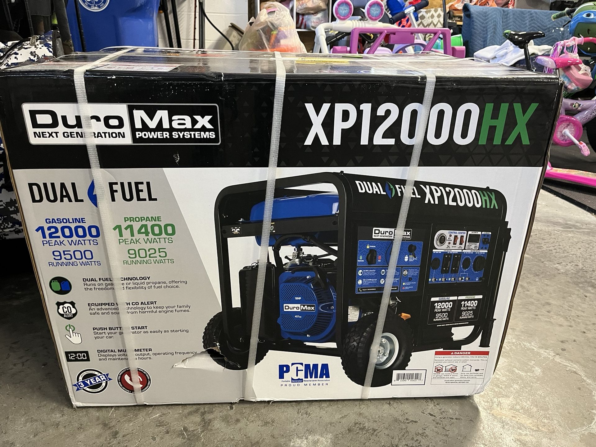 DuroMax XP12000HX Dual Fuel Generator