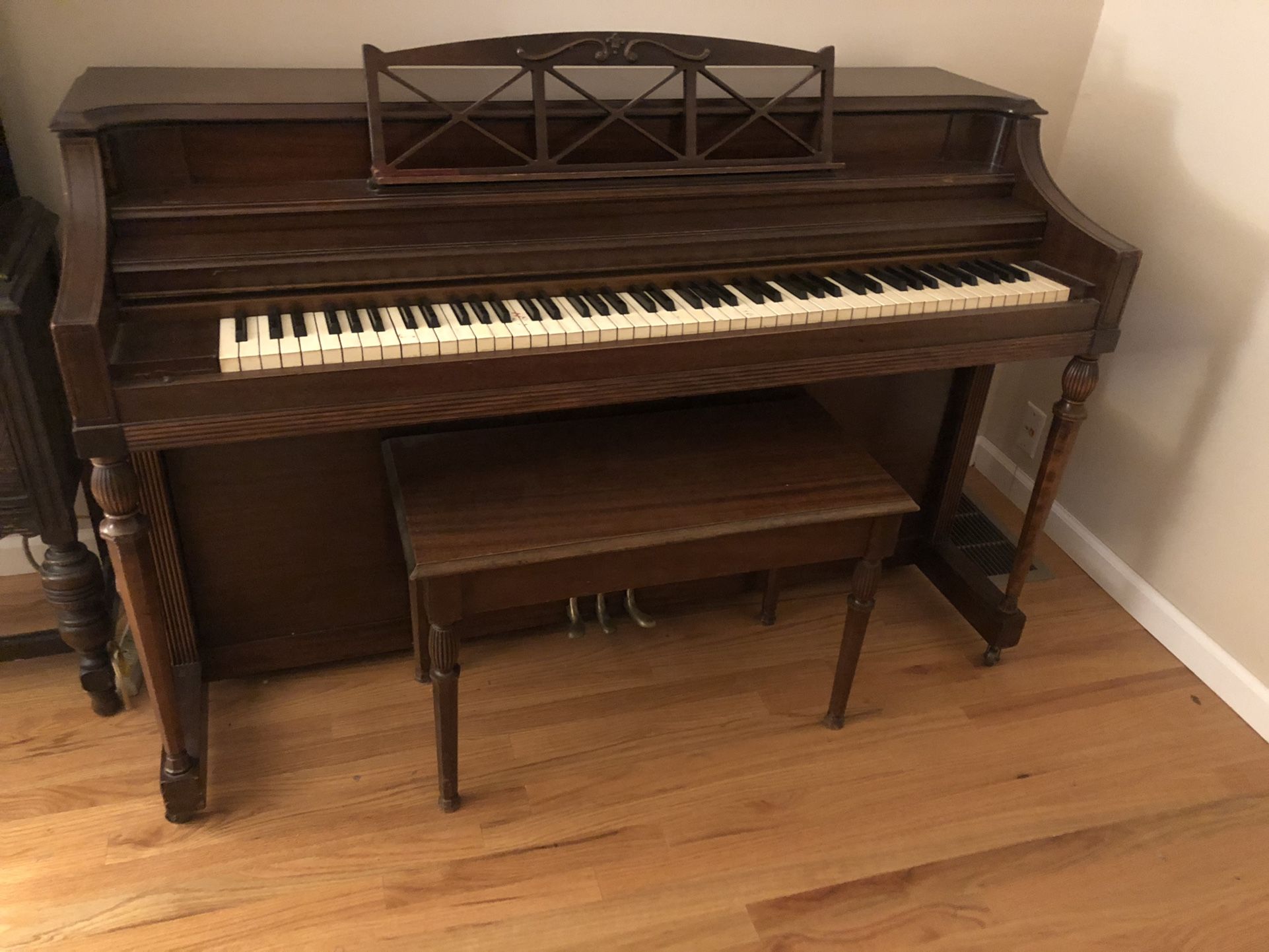 Piano Story & Clark With Bench