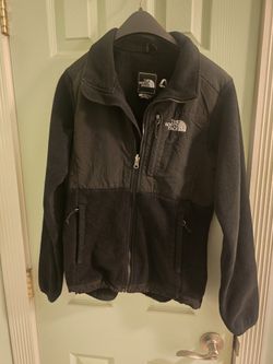 The Northface Women's Black Zip Up Fleece Jacket Size Small 