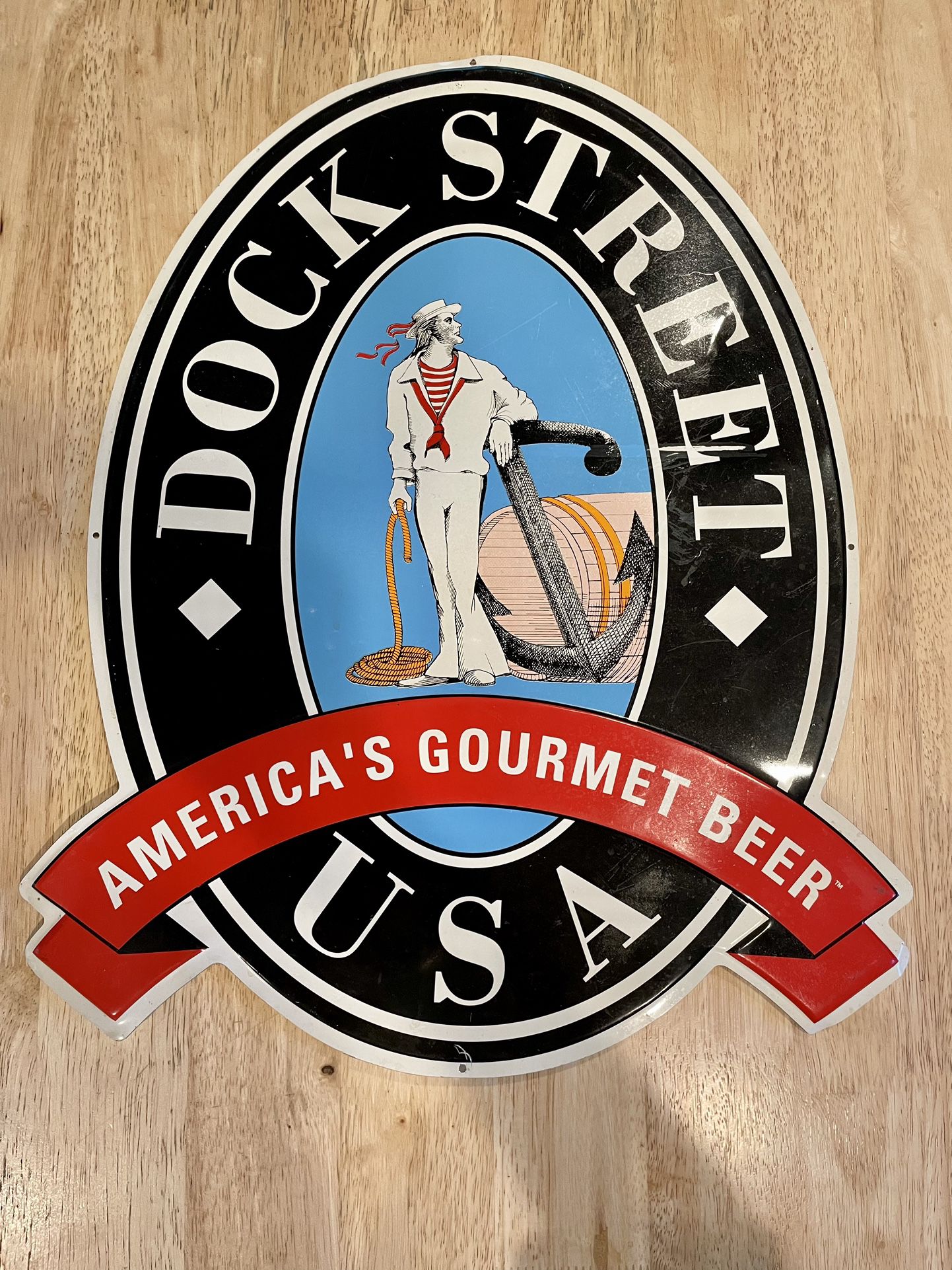 Dock Street Brewing Company Metal Sign 