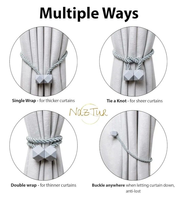 A Pair Of Curtain Tie Backs