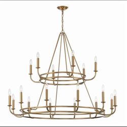 Bailey 18 Light Oversized Gold Chandelier by Crystorama $800 OBO
