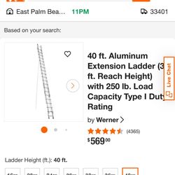 40 Foot Ladder