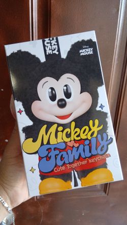 Pop Mart Disney Mickey Family Cute Together Series Plush Keychain