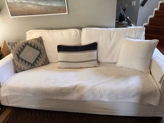 White sofa