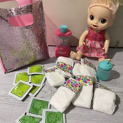 Feeding Doll And Accessories 