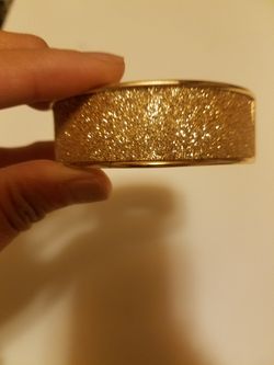 Gold shimmery bracelet