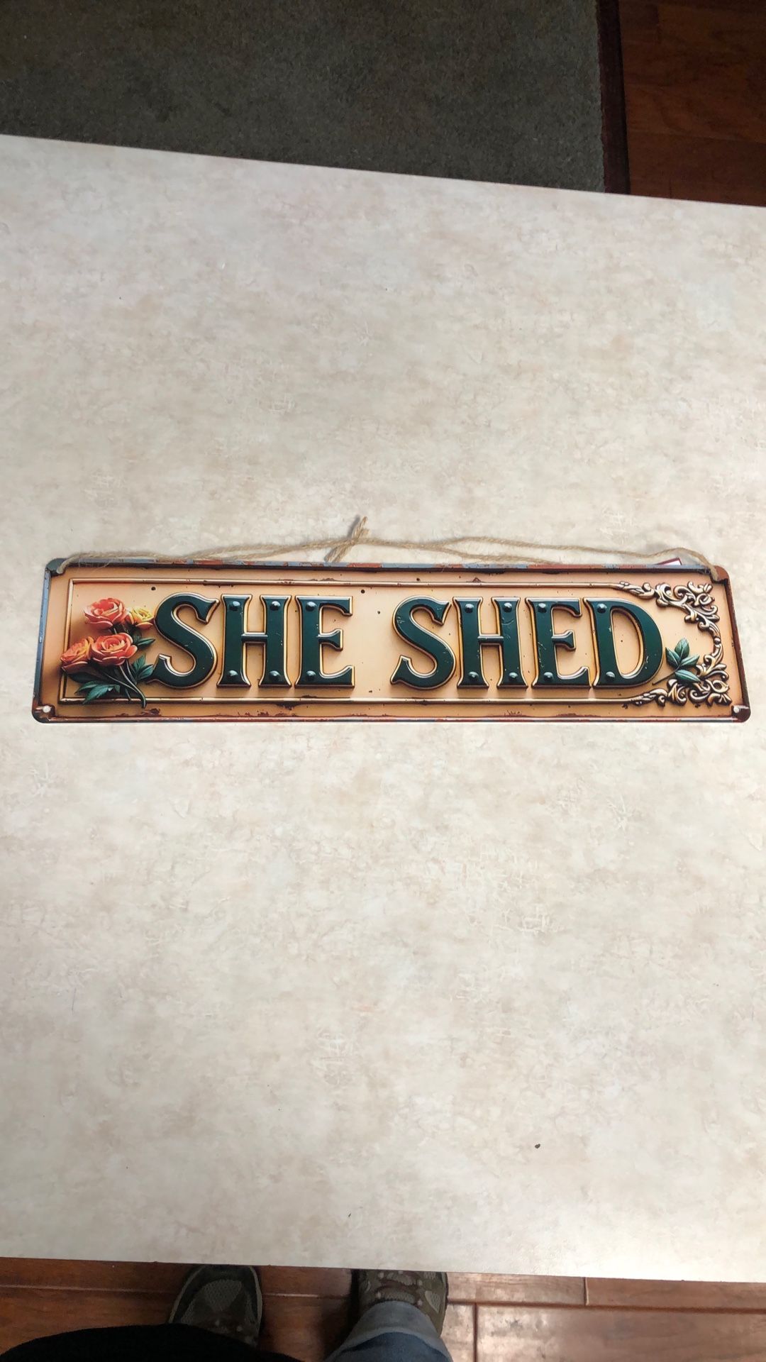 She Shed Metal Sign