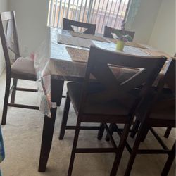 Brown Laminate Table