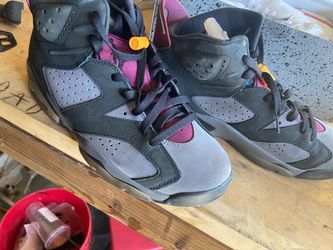 Air Jordan 6 Retro Black Grey Pink Sneakers