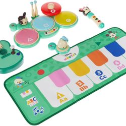 Disney Hooyay Big Band Set Rock n Swap Early Learning with Mickey & Minnie Mouse Donald Duck and Tigger Toy For Toddlers Kids