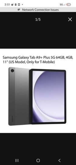SamsungGalaxyTabA9+ 11" inch 128GB, 5G (2025)