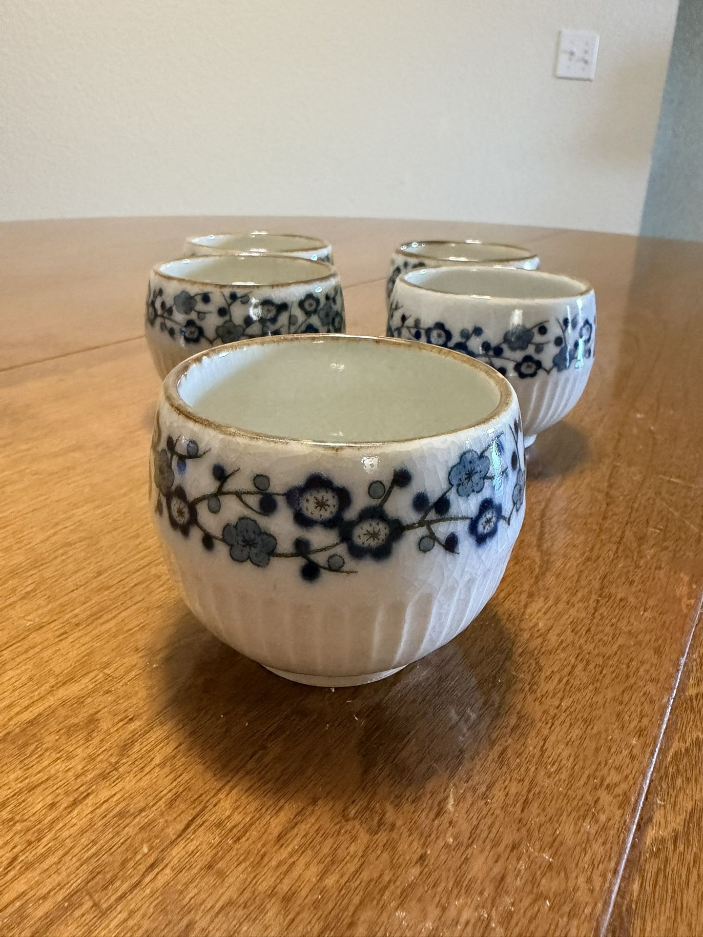 vintage Japanese porcelain tea or sake cups