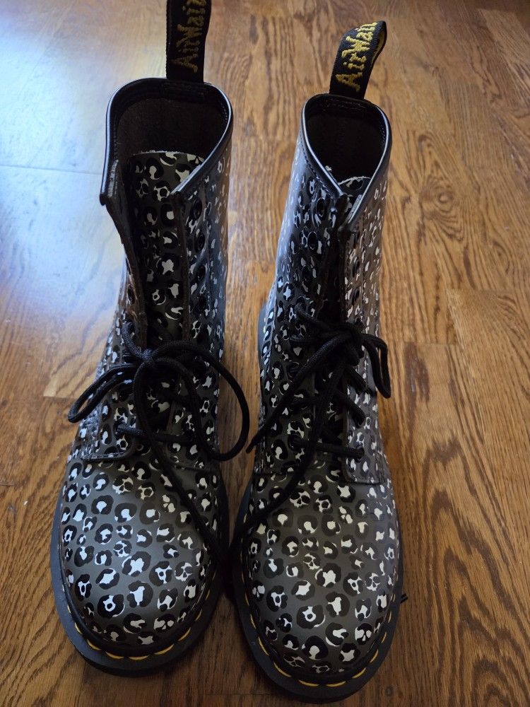 Dr. Martens Cheetah Print Boots