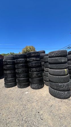 New/Used Tires (Message with sizes)