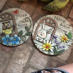 Yard Decor Stepping Stone $2 For Both 
