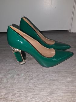 Green Heel Womens 9