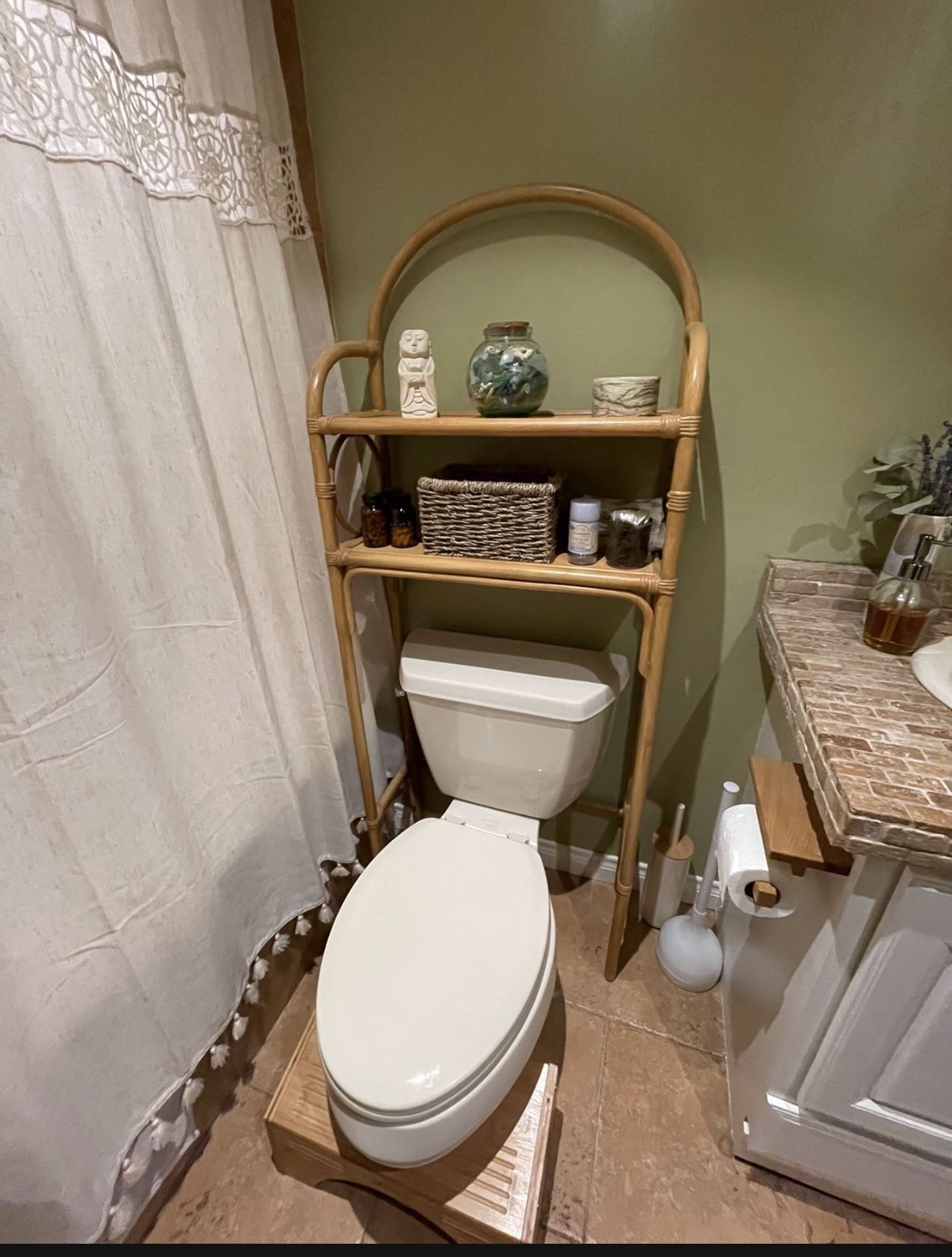Opalhouse Rattan Over The Toilet Shelf