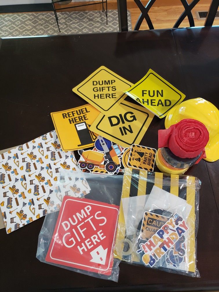 Construction Themed Birthday Decorations