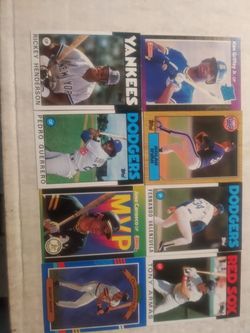 Rickey henderson,pedro guerrero,ken griffey,tony armas,nola ryan,Fernando Valenzuela,barry bond's,jose canseco