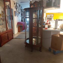 Beautiful Curio Cabinet Victorian Era