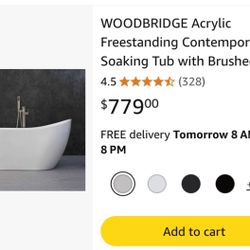 Free Standing Soaker Tub