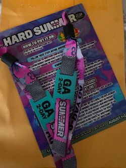 HARD SUMMER TICKETS AVAILABLE (AUG 1 & 2)