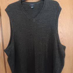 Men's Size 4XL,  Dockers Grey Sweater Vest