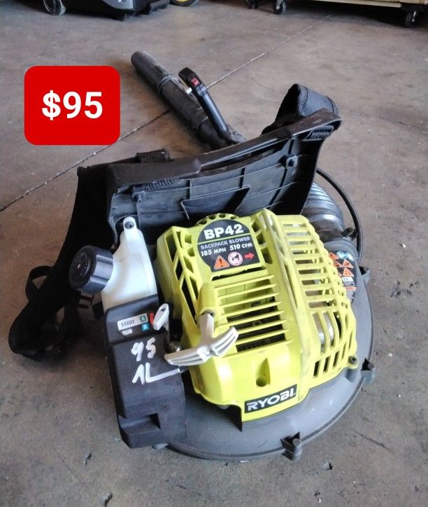 Ryobi BP42 Gas Backpack Leaf Blower 185MPH 510 CFM for Sale in San
