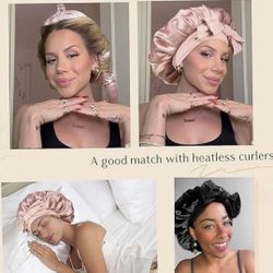 Satin Sleep Bonnets 