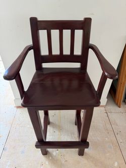 Wood bar stools