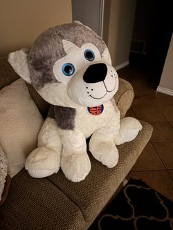 Giant dog stuffed animal plushie