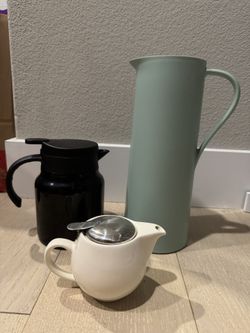 Thermal insulated carafe ceramic tea pot