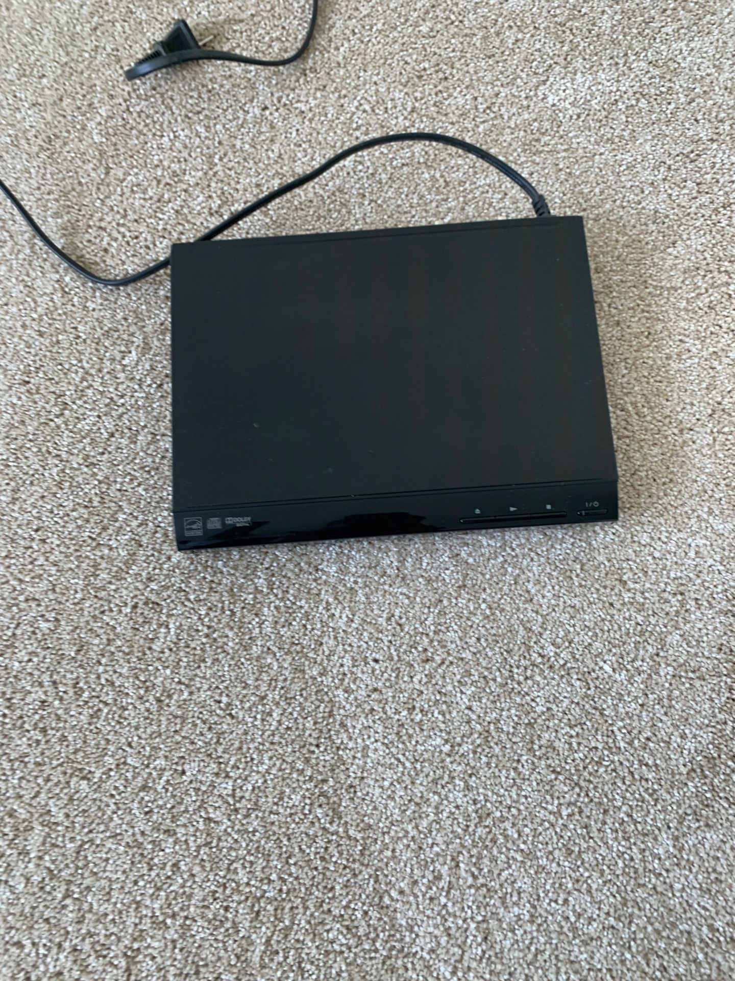 DVD player with remote control