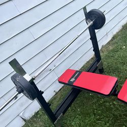 Bench Press With Weights And 3 Bars
