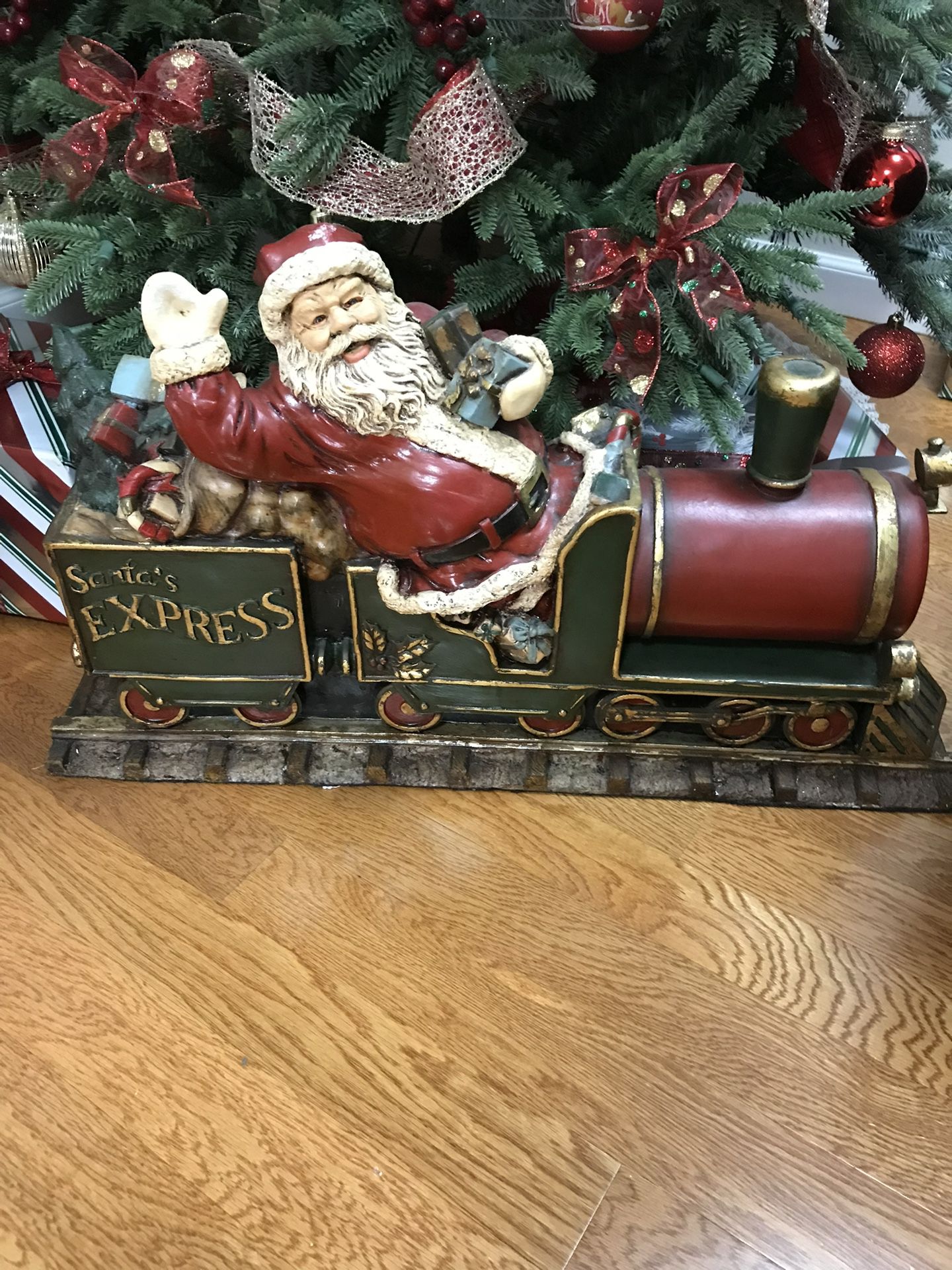 Santa On A Train 