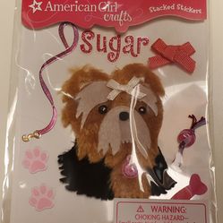American Girl Sugar the Dog Stacked Sticker