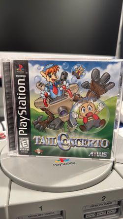 Tail Concerto PS1 PlayStation Game