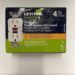 Leviton 4 Pack Outlet