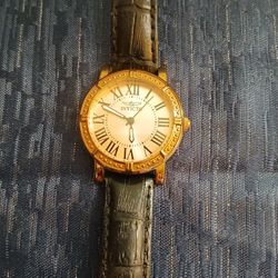 Invicta Leather Band Watch
