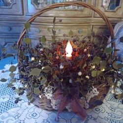 Country Light Up Berry Basket