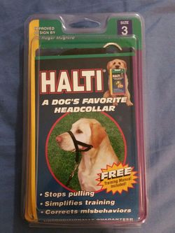Brand New! Halti Head Collar For Dogs (Black)