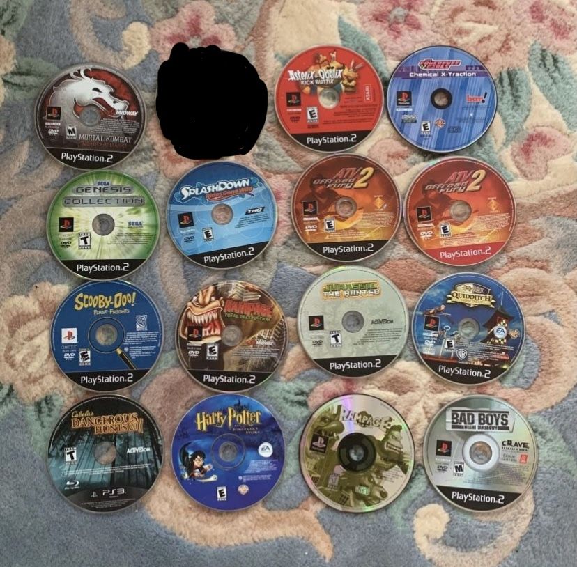 PlayStation 2 and PlayStation 3 Games