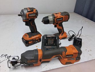 Ridgid Tool Set 18v in Great Condition