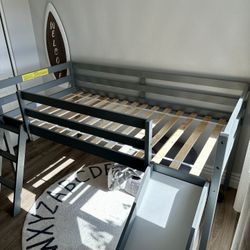 Loft Bed with Slide & Ladder (Twin)