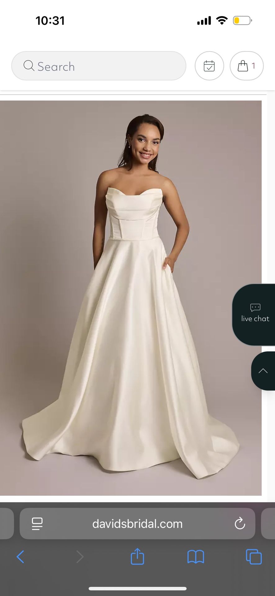 David’s Bridal Wedding Dress