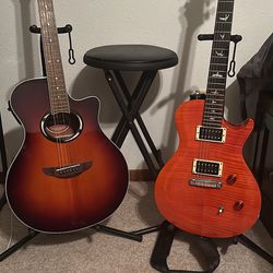 Electric And Acoustic Guitars