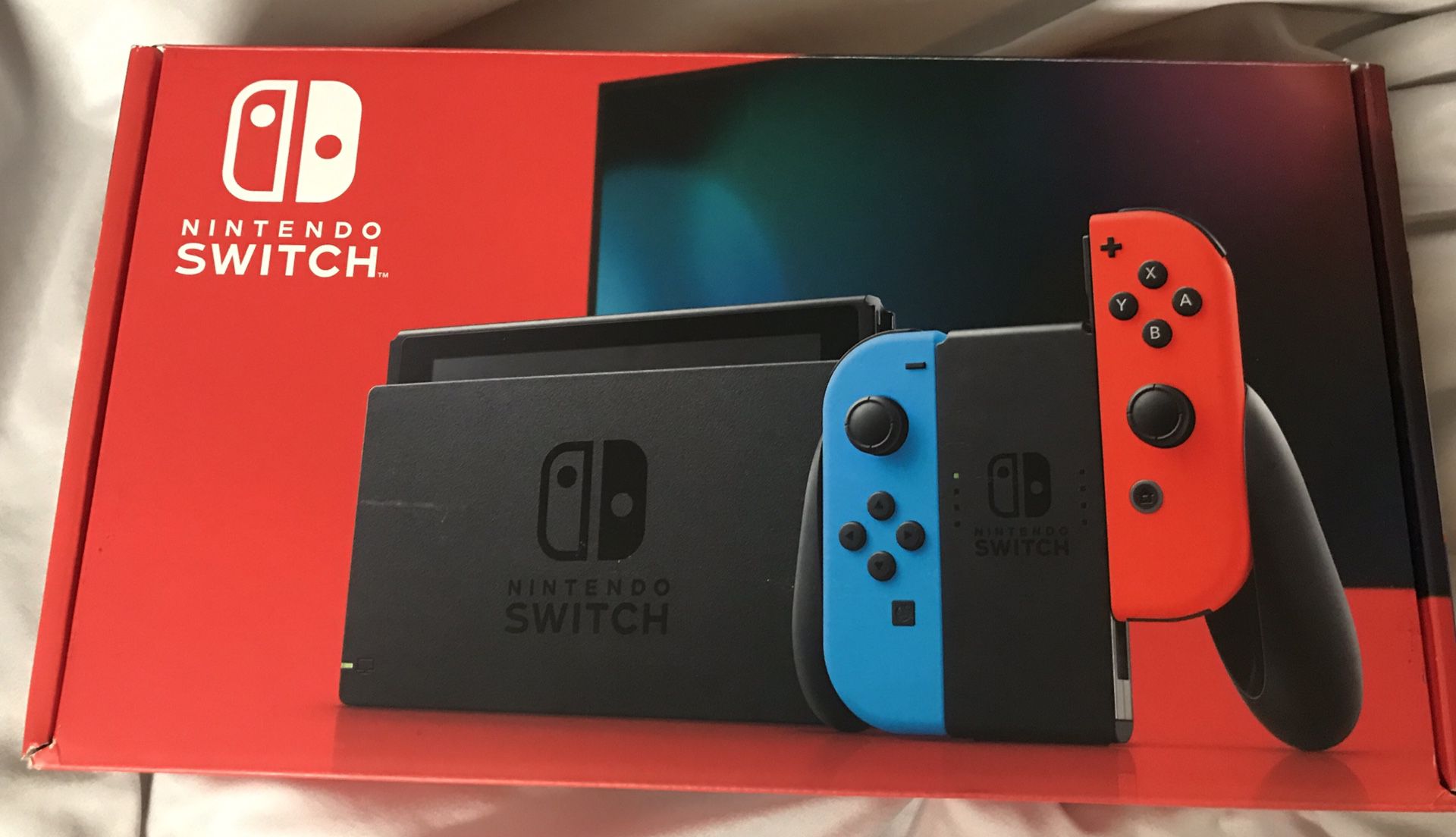 Nintendo Switch Neon Blue/Red v2 (Brand New)