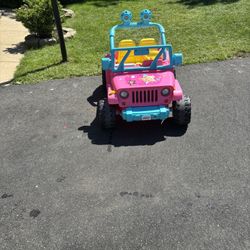 Barbie Jeep . 2 Seater $85